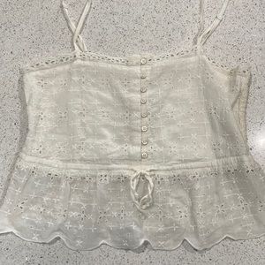 Cream Aerie top